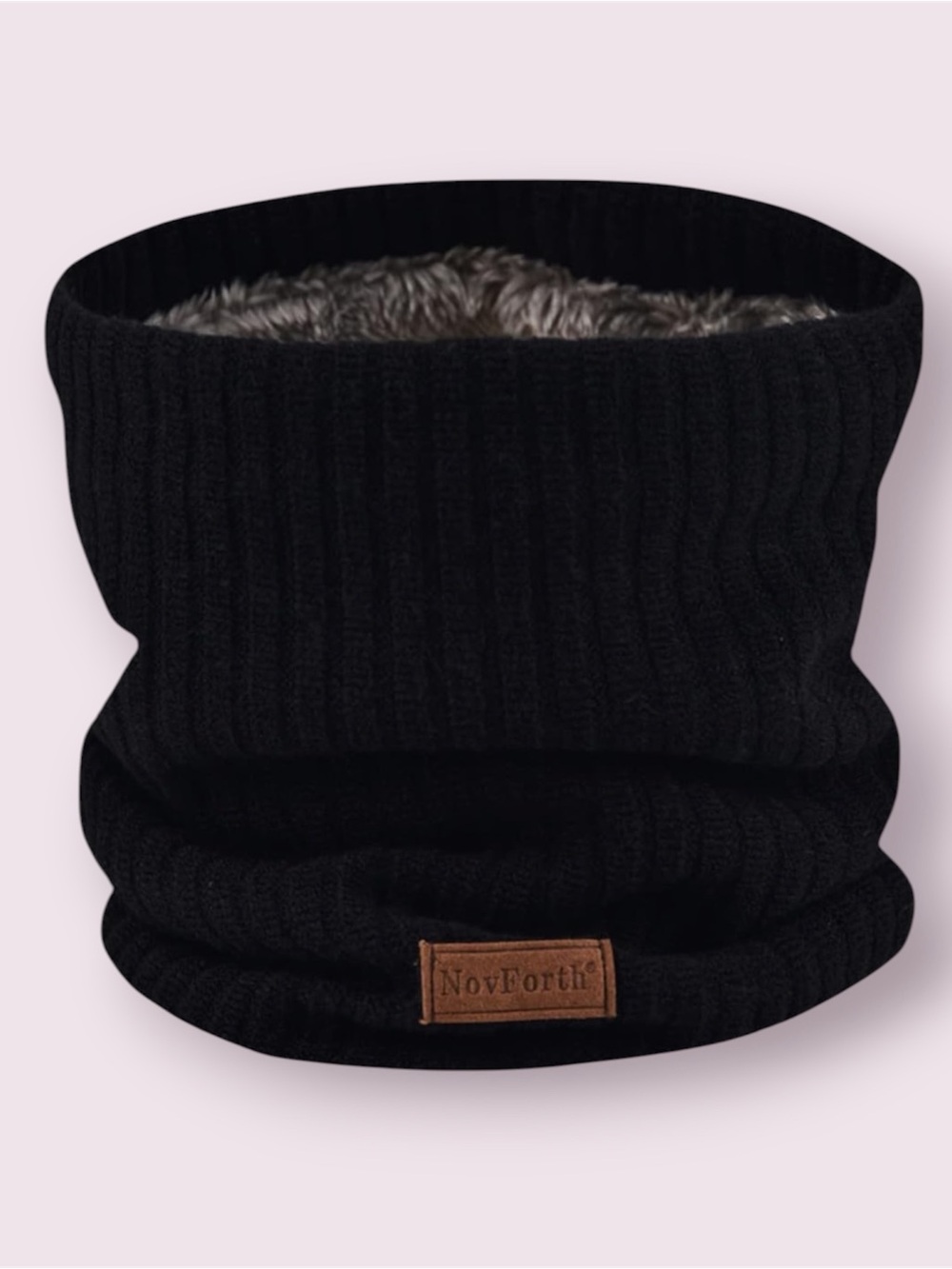 NovForth Winter Neck Warmer in Black